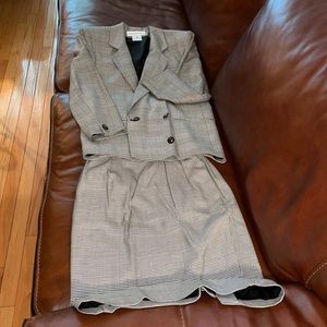 Two piece skirt suit